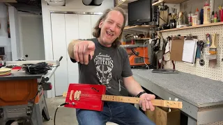 5 Tips for Playing Slide on a Cigar Box Guitar with Mike Snowden Open G Tuning G-D-G