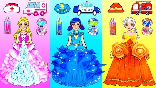 Which Job is Best for Four Elements Princess ? - Barbie Transformation Handmade - Lovely Barbie