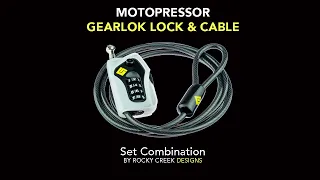 GearLok "Lock & Cable" Set Combination
