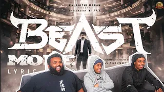 Beast Mode Lyric Video | Beast | Thalapathy Vijay | Nelson | Anirudh | Reaction