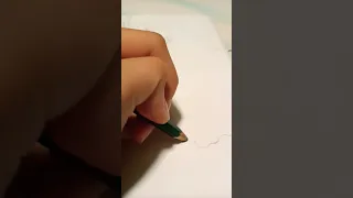 drawing a girl falling from the sky