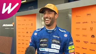 Ricciardo spooked by bee attack during TV interview + Drivers happy with track | Formula 1 | 2021