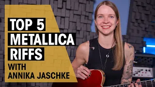 Top 5 Metallica Guitar Riffs with Annika! | Thomann