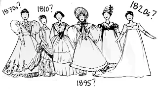 19th Century Fashion - How To Tell Different Decades Apart?