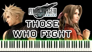 Final Fantasy VII Remake Battle Theme - Those Who Fight (Piano Cover)