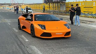 SUPERCARS IN MUMBAI - Lamborghini Murcielago, Ferrari 488 pista, Porsche, Mercedes AMG GTS, Gwagon