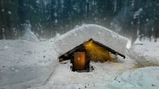 THE MOST COZY DUGOUT - MADE A KITCHEN CORNER / COOKED A ROAST IN A POT