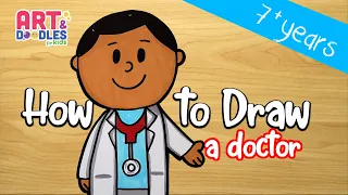 How to draw a DOCTOR - health care hero - National Doctors Day