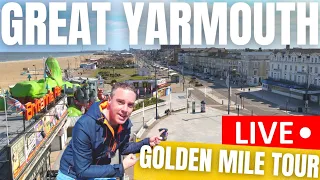 🔴 Great Yarmouth LIVE - Golden Mile Tour