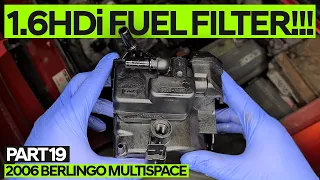 Citroen 1.6 HDi Fuel Filter REPLACEMENT And BLEED