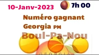 Tiraj Georgia en direct soir 7h00 PM 10-Janvier-2023