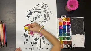 Раскраски - МАРШАЛ - раскраски для детей, учимся красиво рисовать