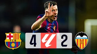 Barcelona vs Valencia [4-2], La Liga 2024 - MATCH REVIEW