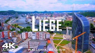 Liège 🇧🇪 Luik Drone Aerial 4K 2023 | Belgique België Belgium