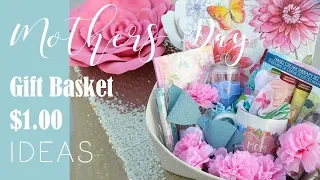 Dollar Tree DIY Gift Basket ♥♥ Last Minute Mother's Day Gifts!