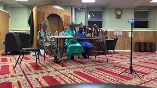 Sheikh Bashir Yandu and Son Kishk Bashir Yandu at Masjid Salaam Philadelphia PA USA