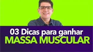 Três suplementos indispensáveis para o ganho de MASSA MUSCULAR | Dr Juliano Teles