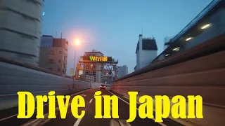 【4K Japan View】Drive on the highway of Japan from Tokyo to Narita Airport｜高速でのドライブ 東京→成田