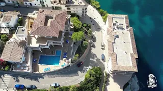 PORT DE CALA FIGUERA, MALLORCA, SPAIN 4K DRONE FOOTAGE (ULTRA HD) - Spain Beautiful Scenery Footage