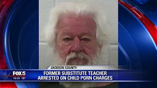 Former substitute teacher arrested on child porn charges