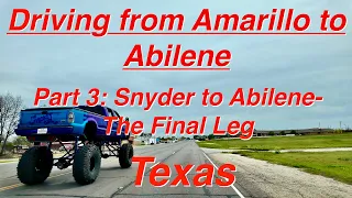 Texas Road Trip Series - Part 3: Snyder to Abilene on US-84