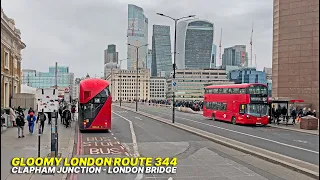 Discovering the charm of London aboard London Bus 344: Journey Clapham Junction to London Bridge 🚌