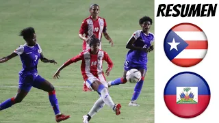 Resumen del Partido de Puerto Rico vs Haiti