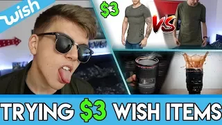 TRYING $3 ITEMS I BOUGHT FROM WISH! | Wish app product review and try on cheap clothes haul