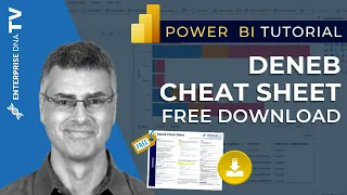 Deneb Cheat Sheet For Power BI - FREE Download