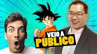 O DIA QUE AKIRA TORIYAMA VEIO A PÚBLICO E FALOU COM OS FÃS.