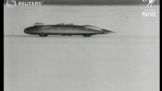 John Cobb breaks world's land speed record (1939)