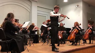 А. Вивальди - Зима, концерт для скрипки в 3-х частях, 1 часть, Никон Мазоль (скрипка) с оркестром