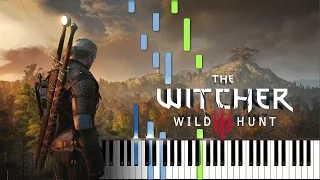 The Witcher 3 Wild Hunt Piano Medley - Sheet Music & Midi (Synthesia)