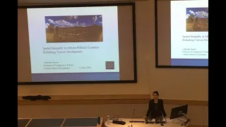 Spatial inequality in African political economy with Cathy Boone