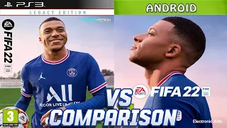 FIFA 22 PS3 Vs Android