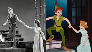 Disney’s ‘Peter Pan’ and Wendy 1953 Live-Action References COMPARISON