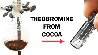 Extracting the theobromine from cocoa powder