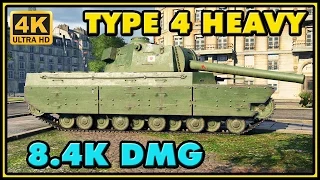 World of Tanks | Type 4 Heavy - 7 Kills - 8,4K Damage Gameplay