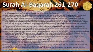 Al-Quran Surah Al-Baqarah Ayat 261-270 Terjemah Indonesia