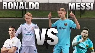 Messi VS Ronaldo FOOTBALL CHALLENGES Part 2! (WITH A FORFEIT)