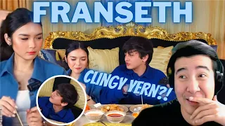 [REACTION] FRANSETH - READING MEAN COMMENTS W/ SETH FEDELIN + Street Food Mukbang | Francine Diaz