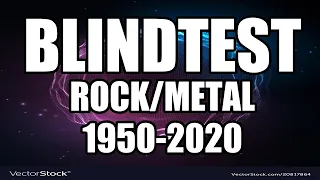 Blindtest International easy - 1950-2020 - Rock/Metal (guess the song)
