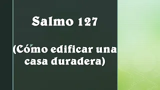 Salmo 127