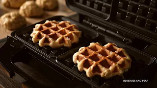 Homemade Belgian Liège Waffles | ASMR