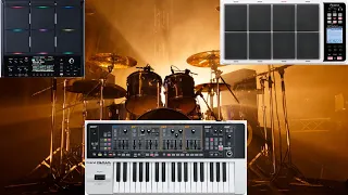 Roland SPD-SX PRO + Octapad SPD-30 + Gaia Synth + Drums