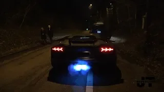 Loudest Lamborghini Aventador LP700-4 w/ Capristo exhaust in Zurich. (Straight piped)