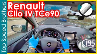 Renault Clio IV 0.9 TCe 90 (2018) AUTOBAHN POV TOP SPEED 🚀