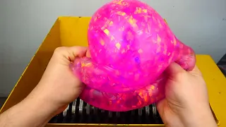 Shredding Mega GLITTER BALL! Amazing Video!