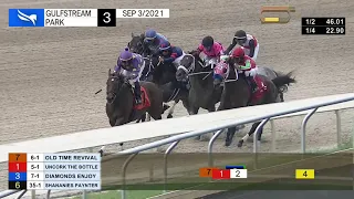 Gulfstream Park Carrera 3 - 3 de Septiembre 2021