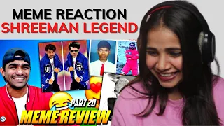 meme reaction shreeman legend | meme review part 20 #shreemanlegend